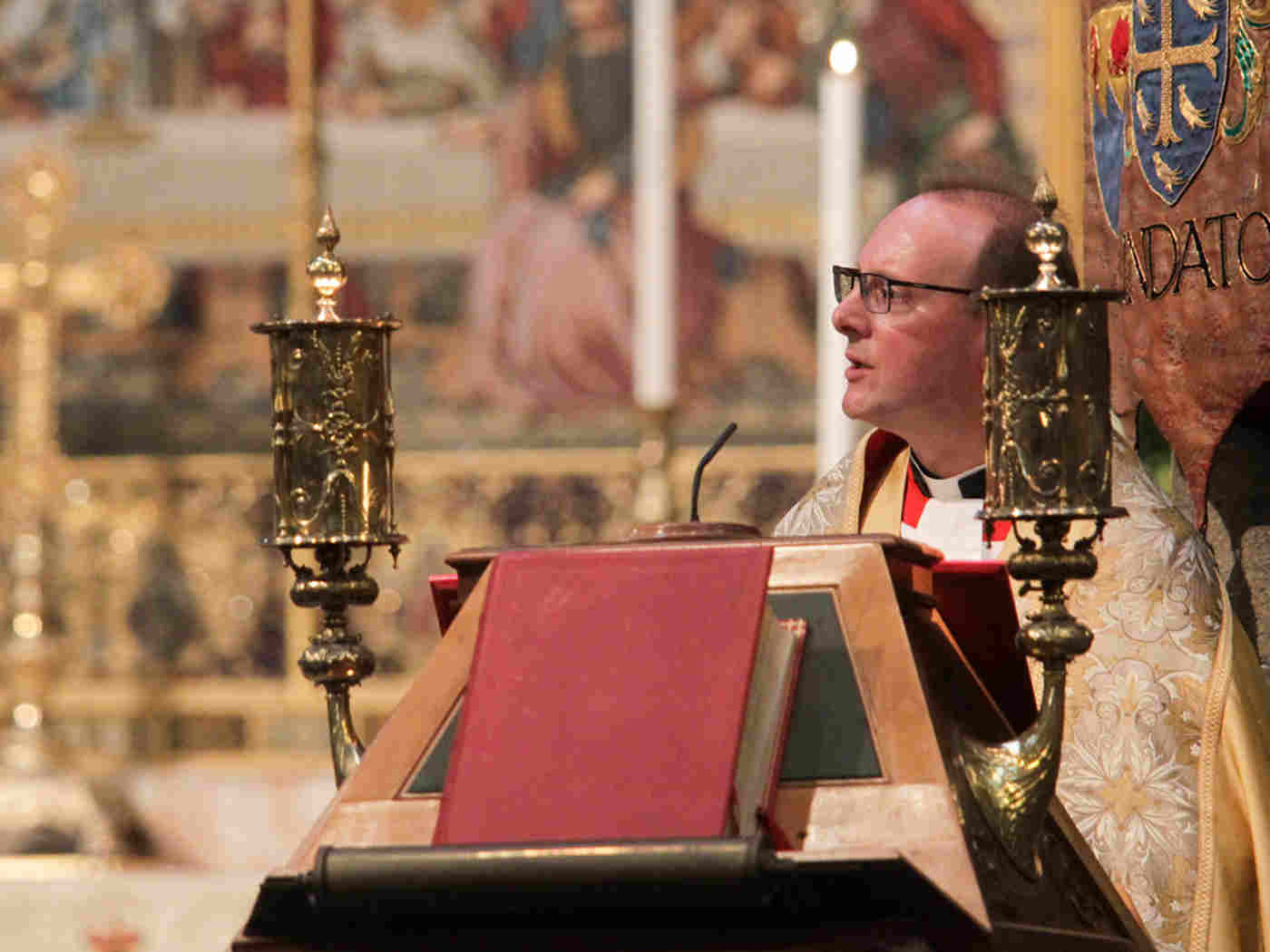 The Reverend Anthony Ball, Canon in Residence, reads Ruth 1: 1-18