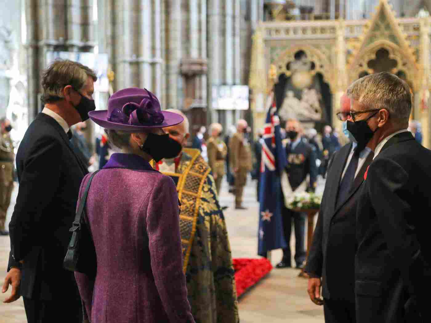 HRH The Princess Royal is presented to the High Commissioners of Australia and New Zealand