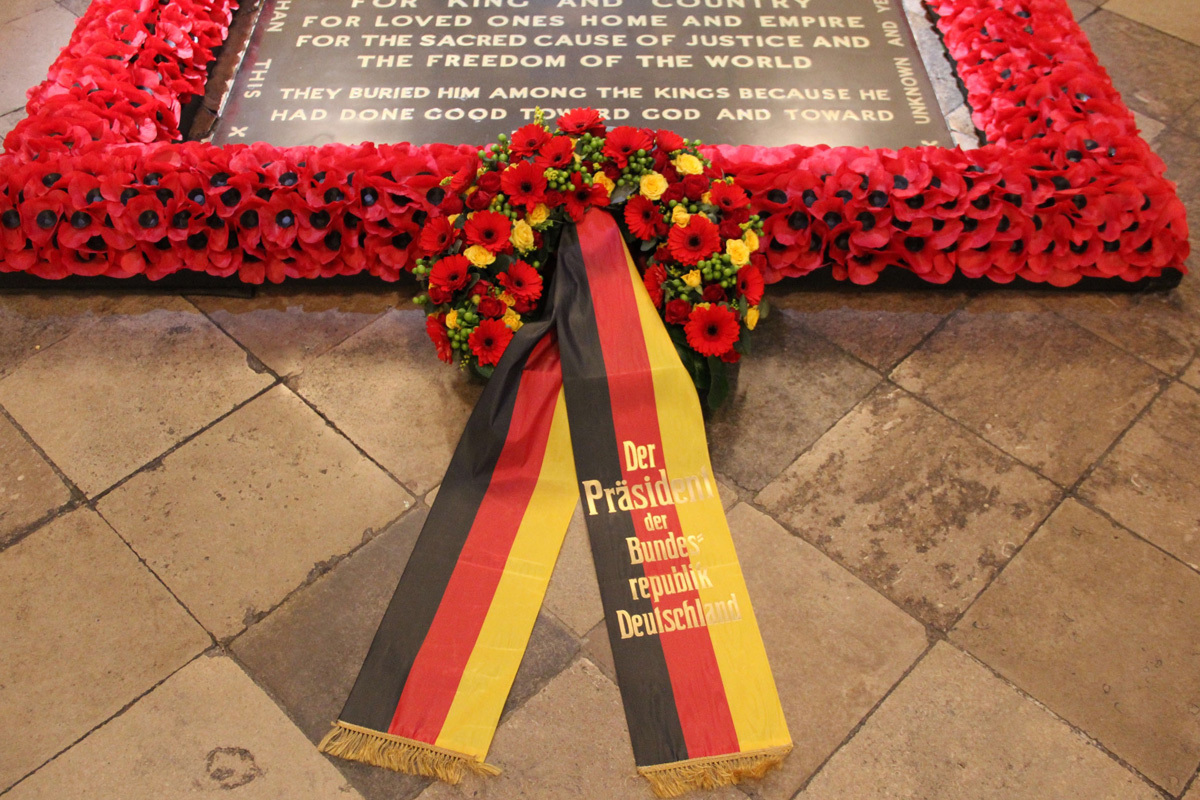 President of Germany visits Abbey