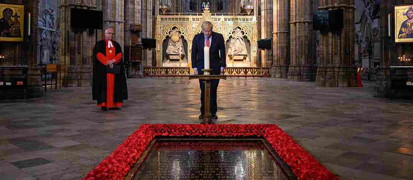 Prime Minister visits Abbey on eve of VE Day