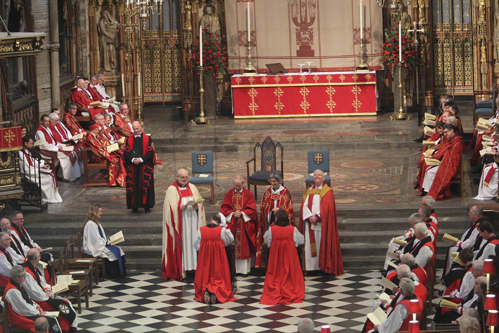 The Most Reverend and Right Honourable Justin Welby, Archbishop of Canterbury, Primate of All England and Metropolitan, presided at the service