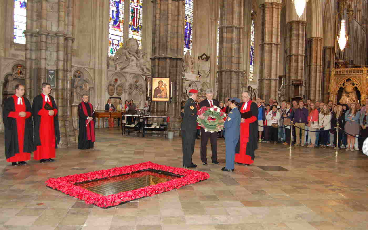 Prime Minister of Canada visits Abbey