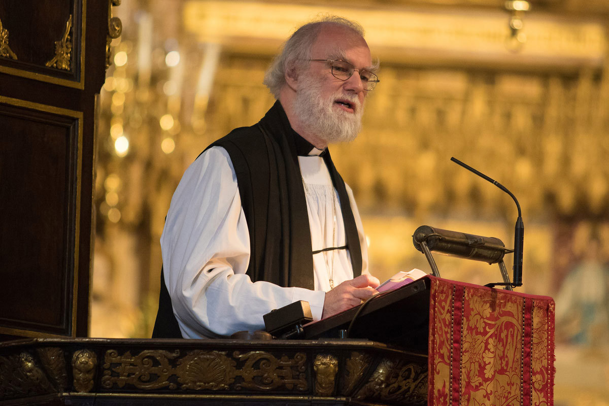 The Right Reverend and Right Honourable The Lord Williams of Oystermouth gives The Sermon