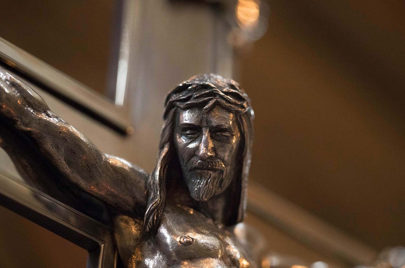 An effigy of Jesus on the Cross