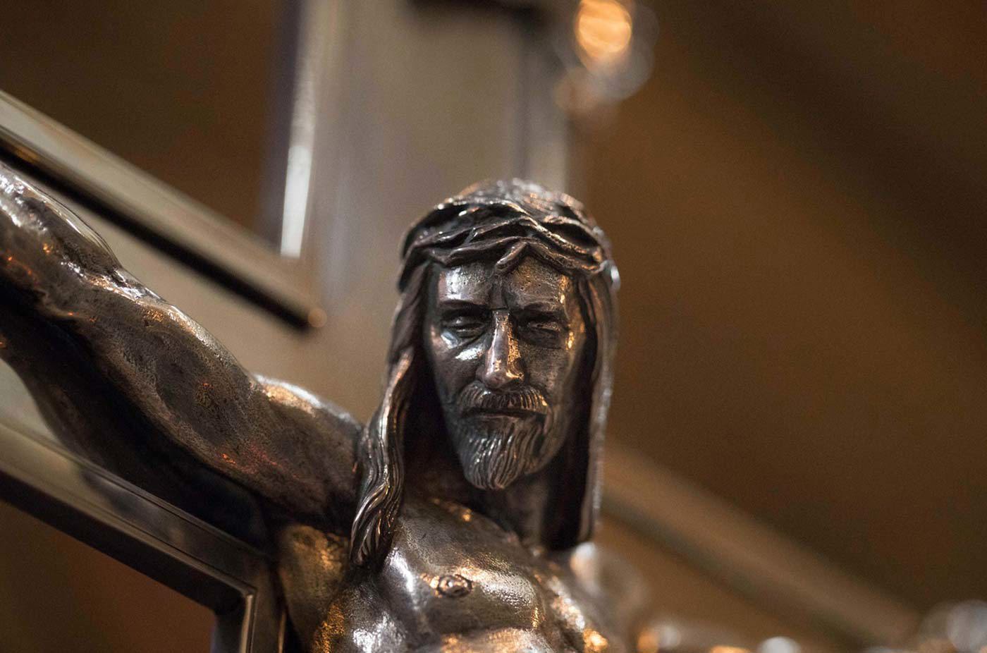 An effigy of Jesus on the Cross