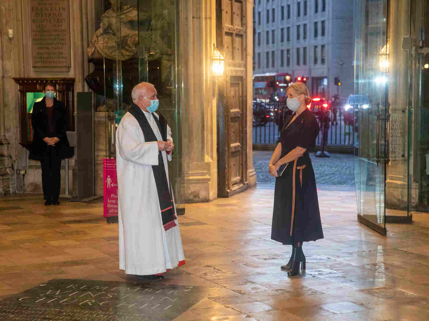HRH The Countess of Wessex arrives for the service