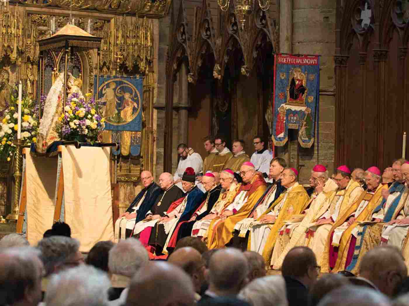 The image of Our Lady of Walsingham in the Sacrarium