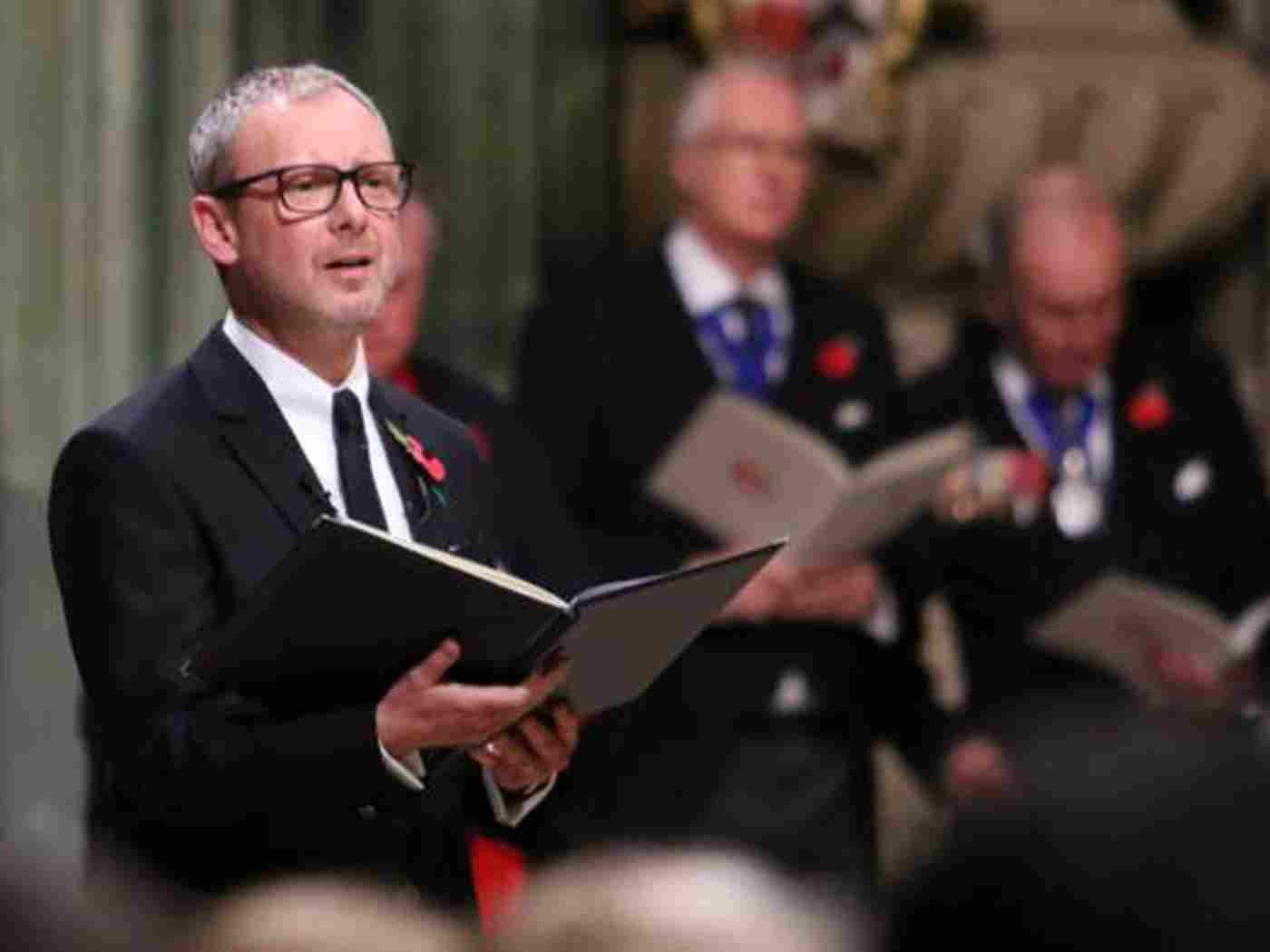 John Simm, actor, reads from John Jackson, Private 12768: Memoir of a Tommy