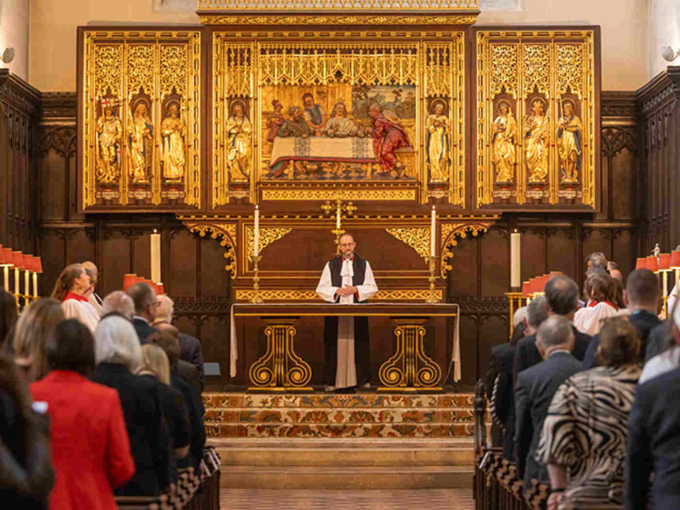 The Right Reverend Anthony Ball, Canon Rector gives the Blessing