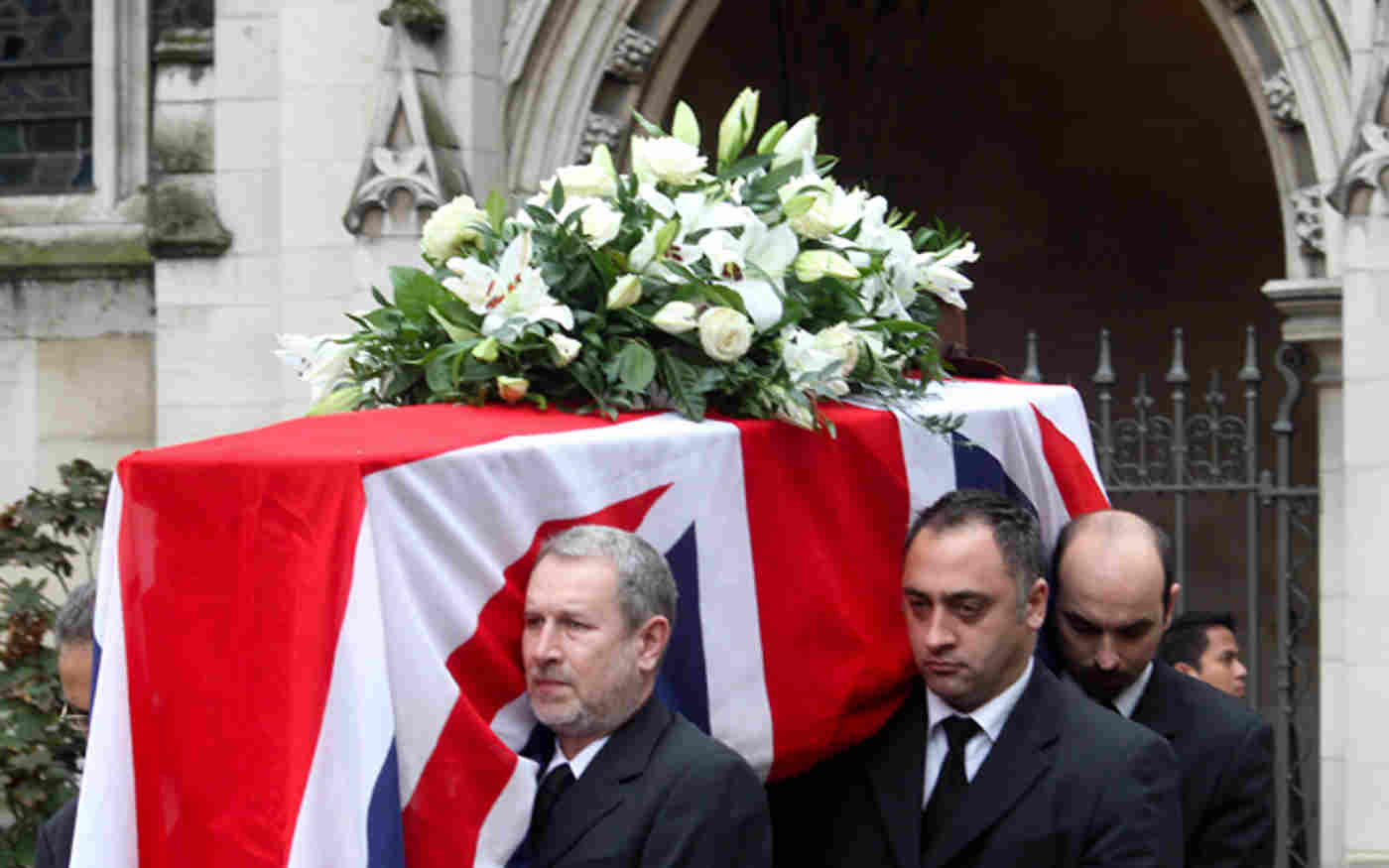 The funeral of the Right Honourable Jeremy Thorpe