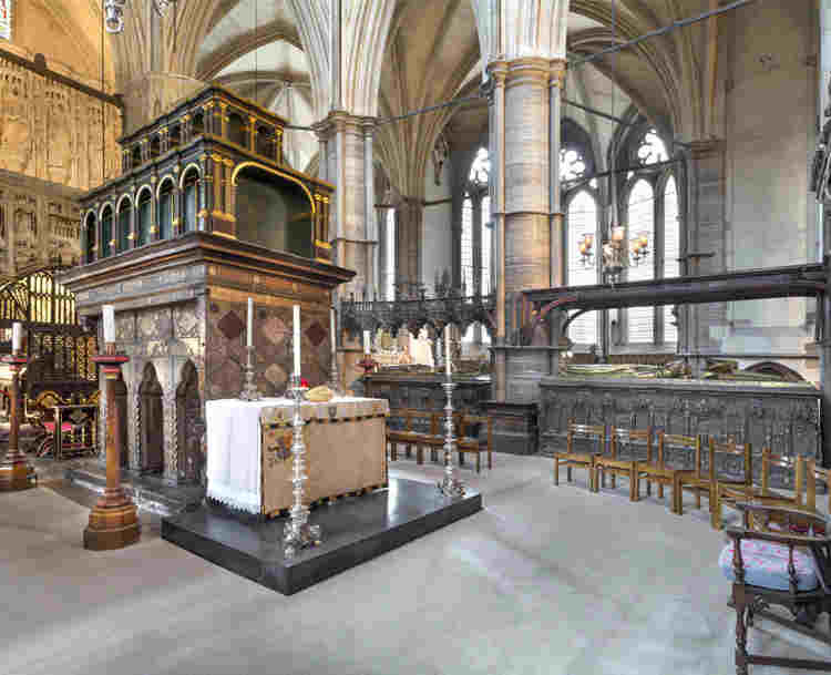 Photograph of the Shrine of St Edward the Confessor at Westminster Abbey