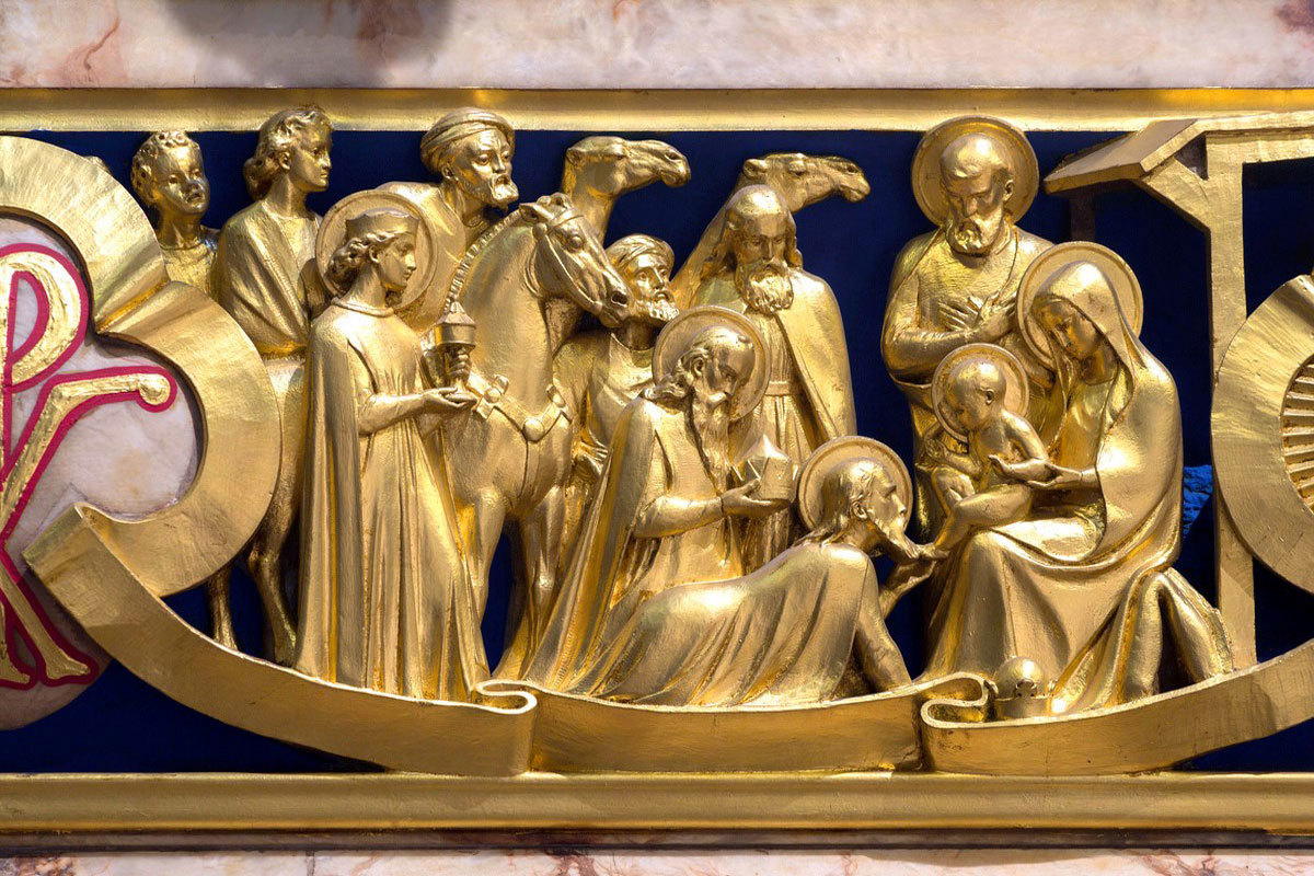 Magi scene on the High Altar