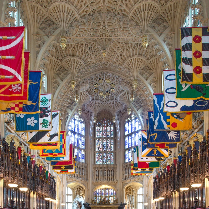 Photograph of fan ceiling in Lady Chapel at Westminster Abbey
