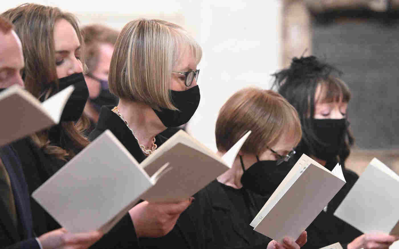 Former prime ministers attend funeral of Jack Dromey MP