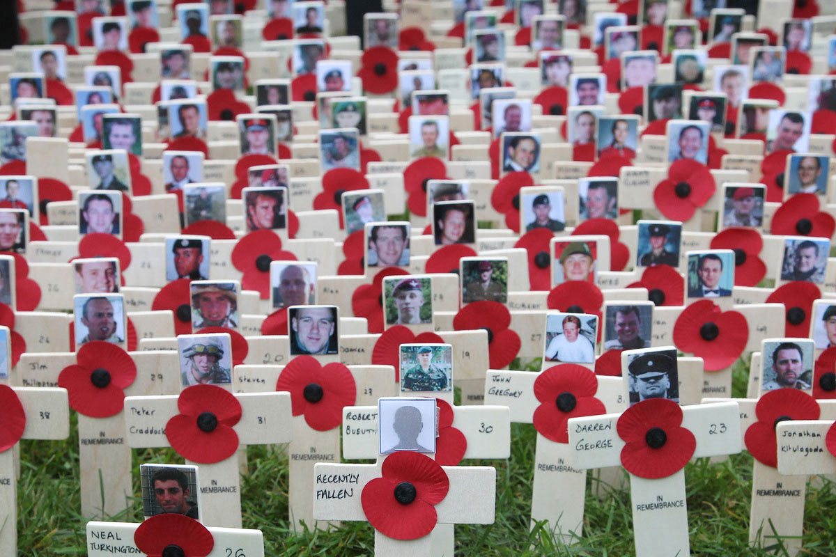 Field of Remembrance at Westminster Abbey
