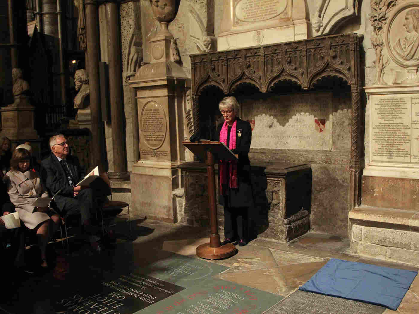 The Right Honourable The Baroness Bottomley of Nettlestone PC DL, Chancellor of the University of Hull and High Sheriff of Kingston upon Hull, reads Larkin's Poems Solar, The Trees and Water
