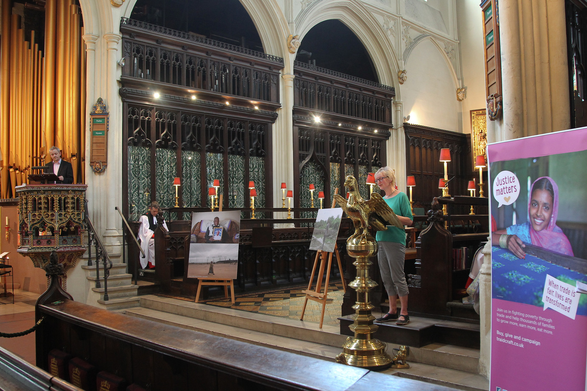 St Margaret's Church mark Traidcraft Justice Matters Campaign