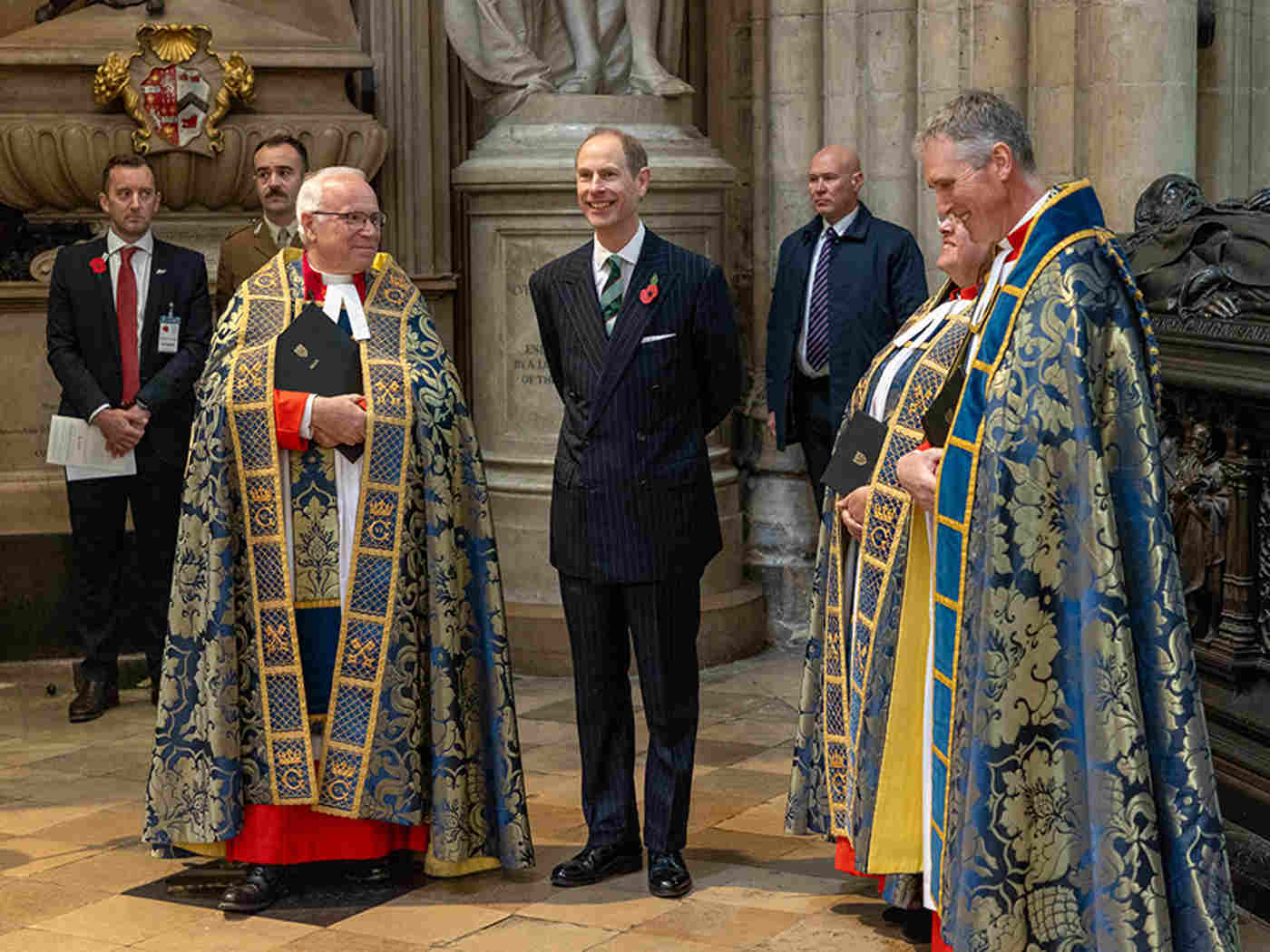 ANZAC Day 2024 HRH The Duke of Edinburgh with the Dean of Westminster Abbey