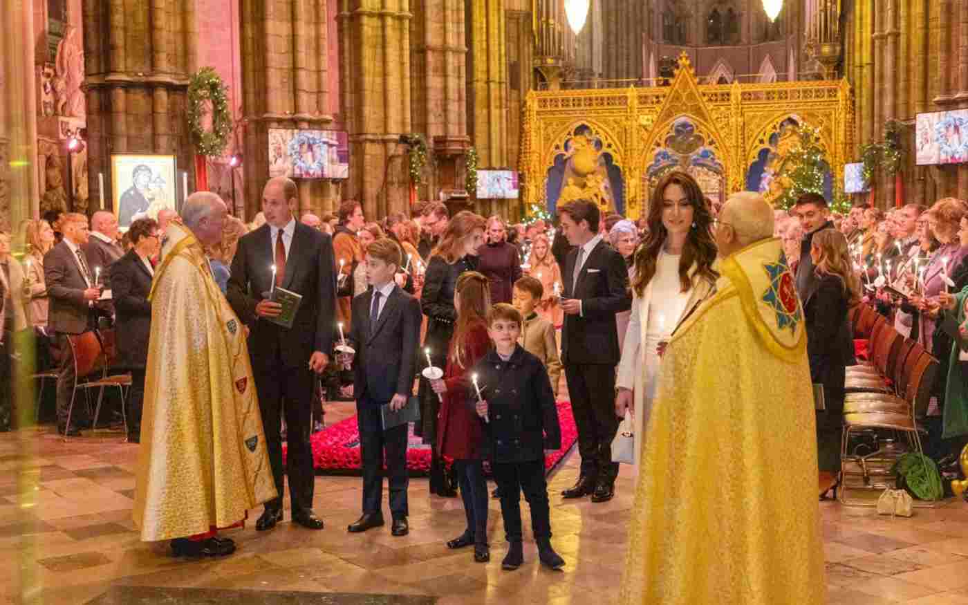 Families celebrate Christmas at royal carol service 