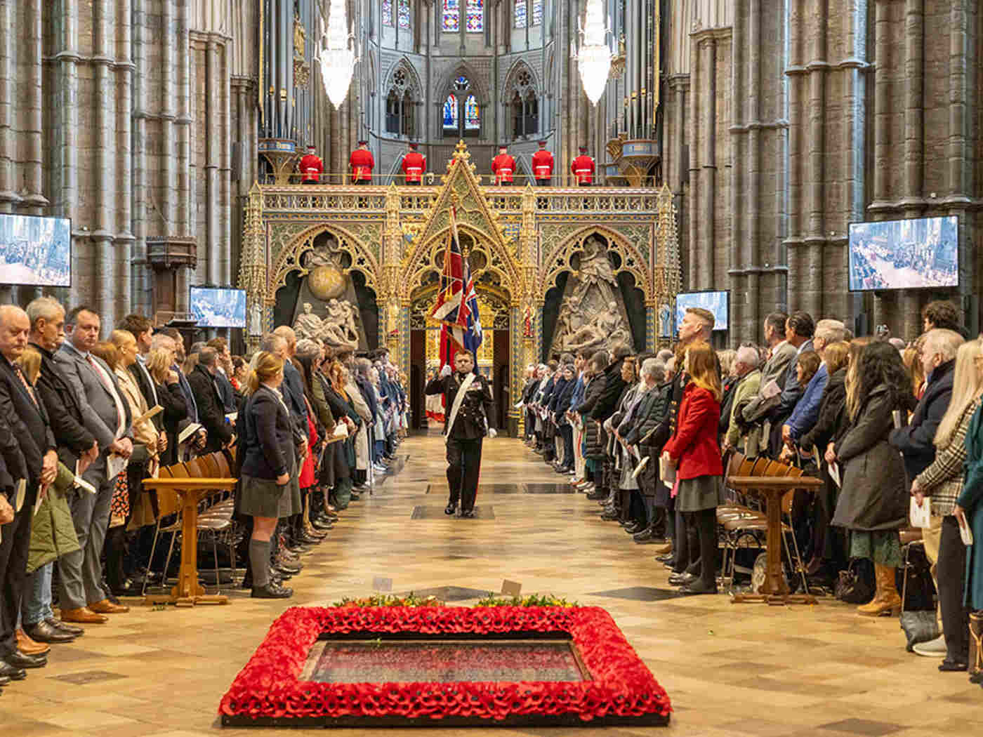 The Dean said in his Bidding: ‘Today we gather to remember what must never be forgotten’