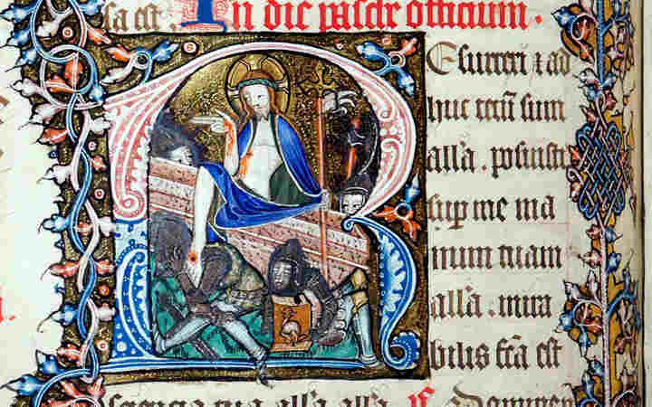 Missal depicting the Resurrection of Jesus