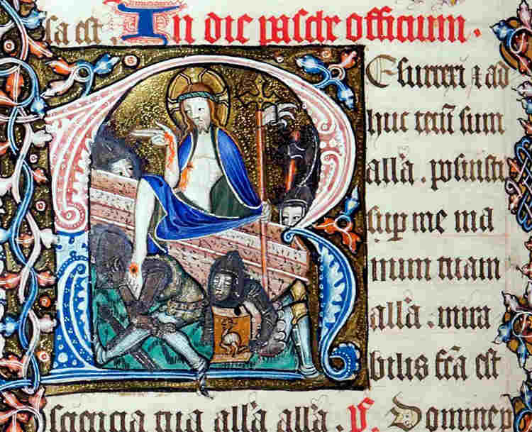 Missal depicting the Resurrection of Jesus