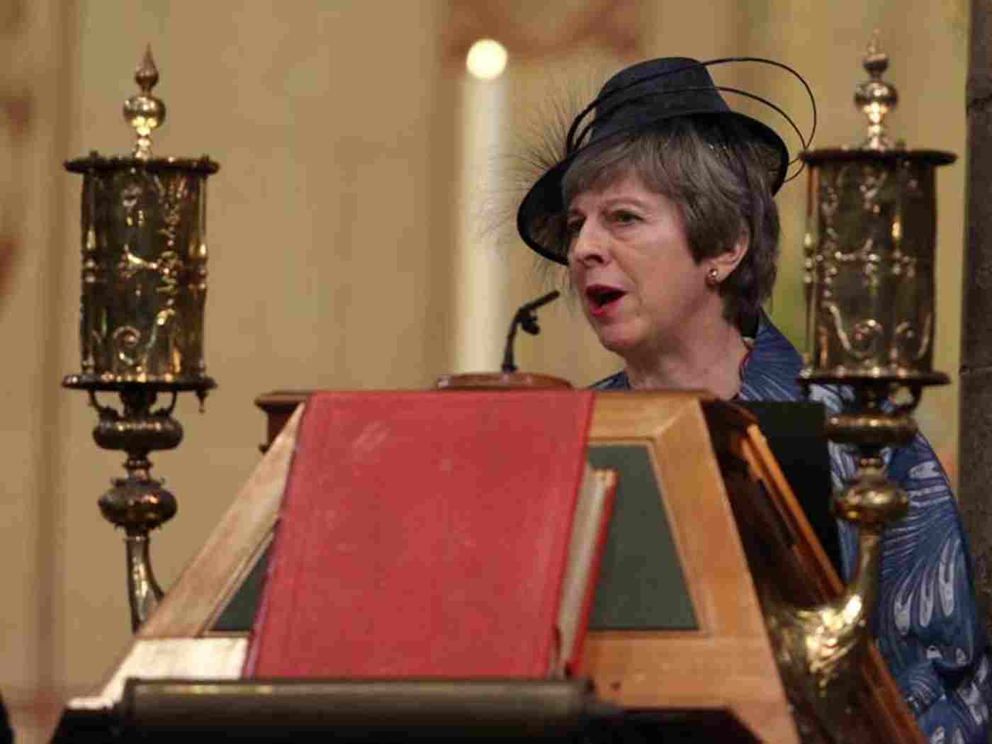 The Rt Hon Theresa May MP, Prime Minister, read 1 Corinthians 12: 14-26