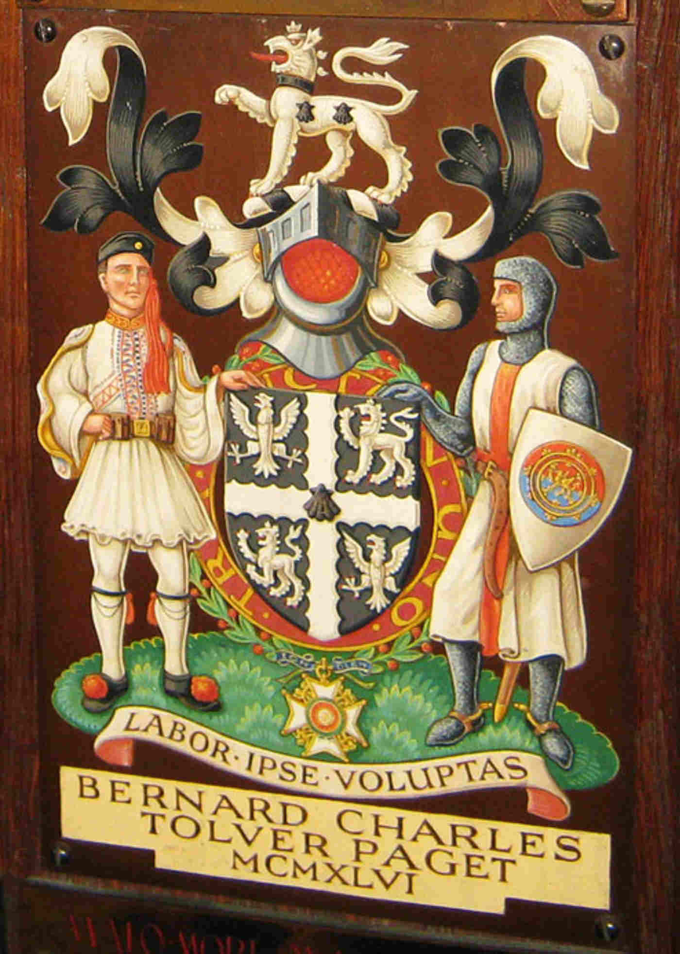 Bath Plate, Paget, Bernard