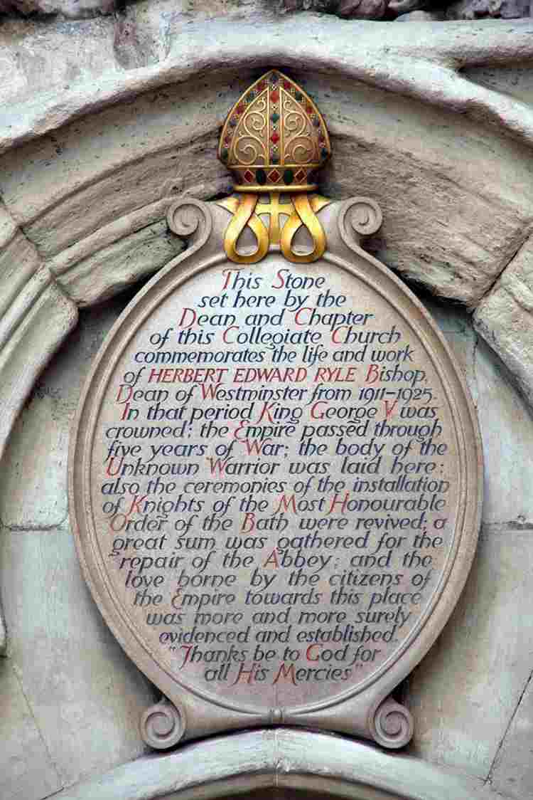 Herbert Edward Ryle | Westminster Abbey