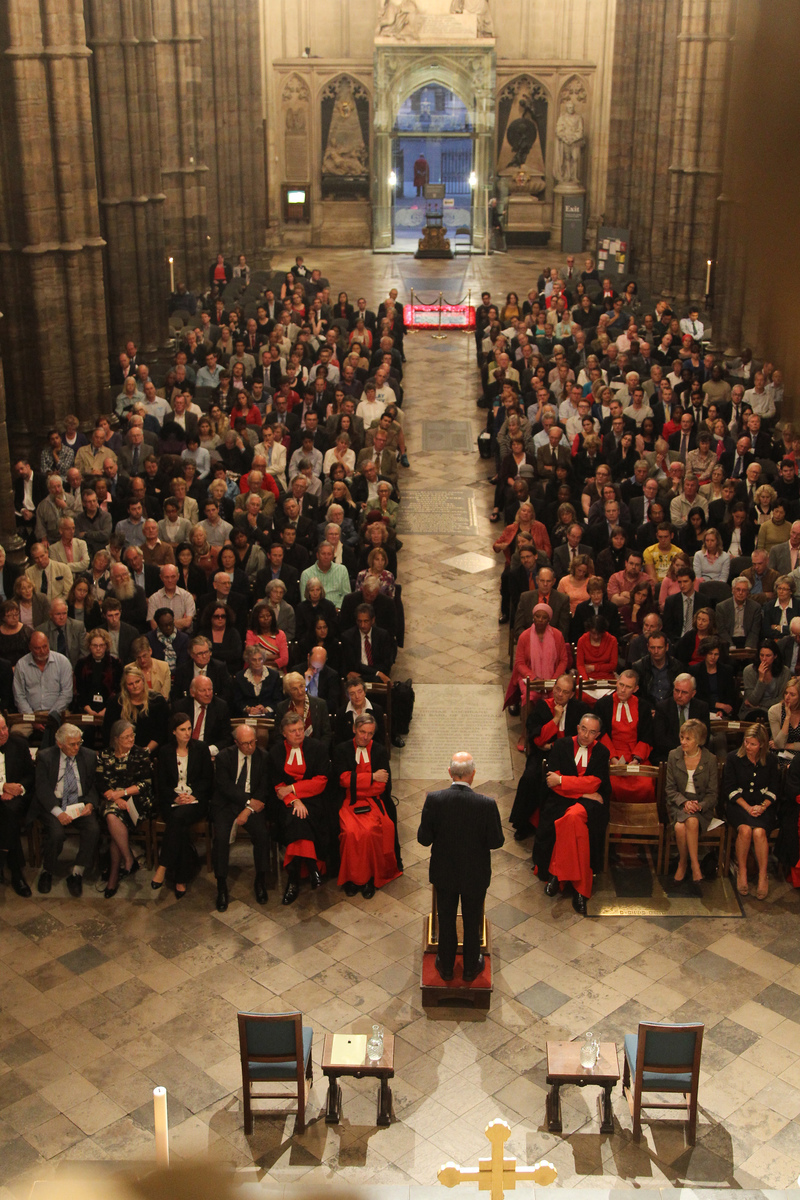 Lord Judge speaks to an audience of 400 people