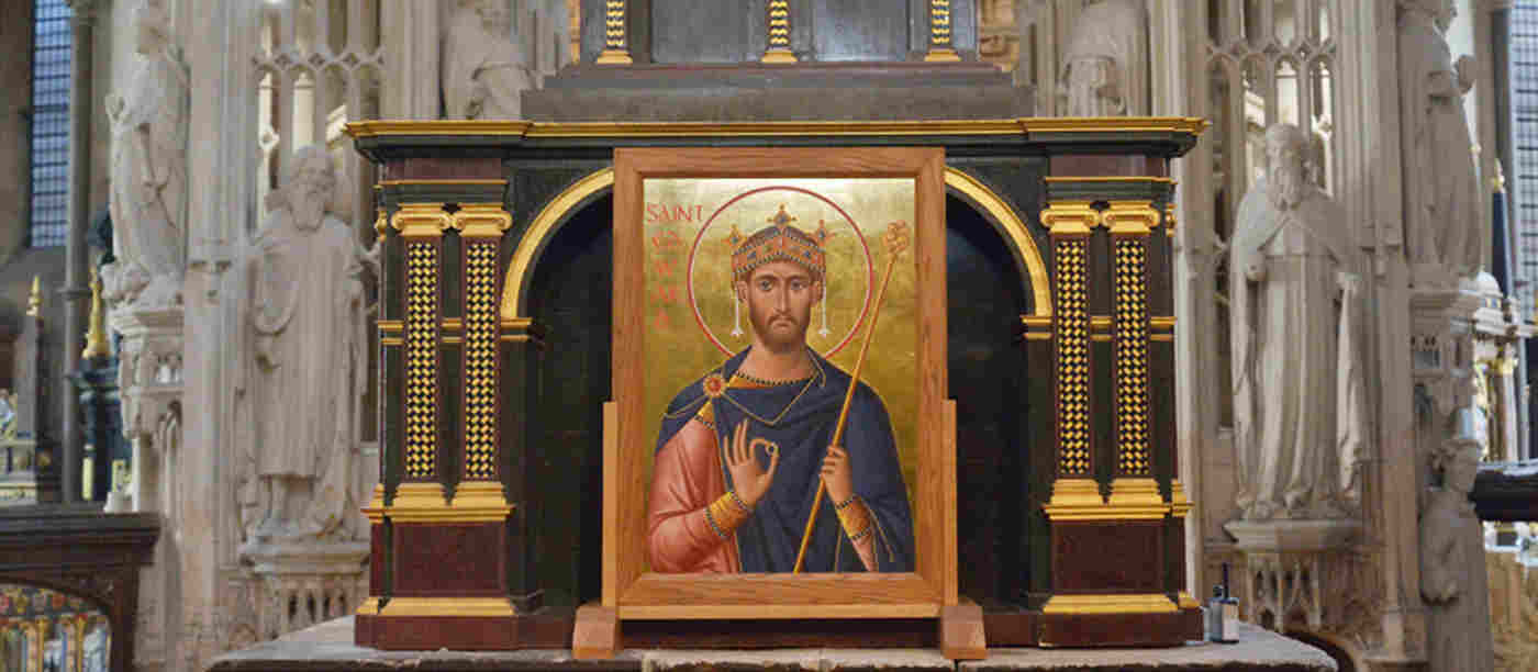 St Edward icon dedicated