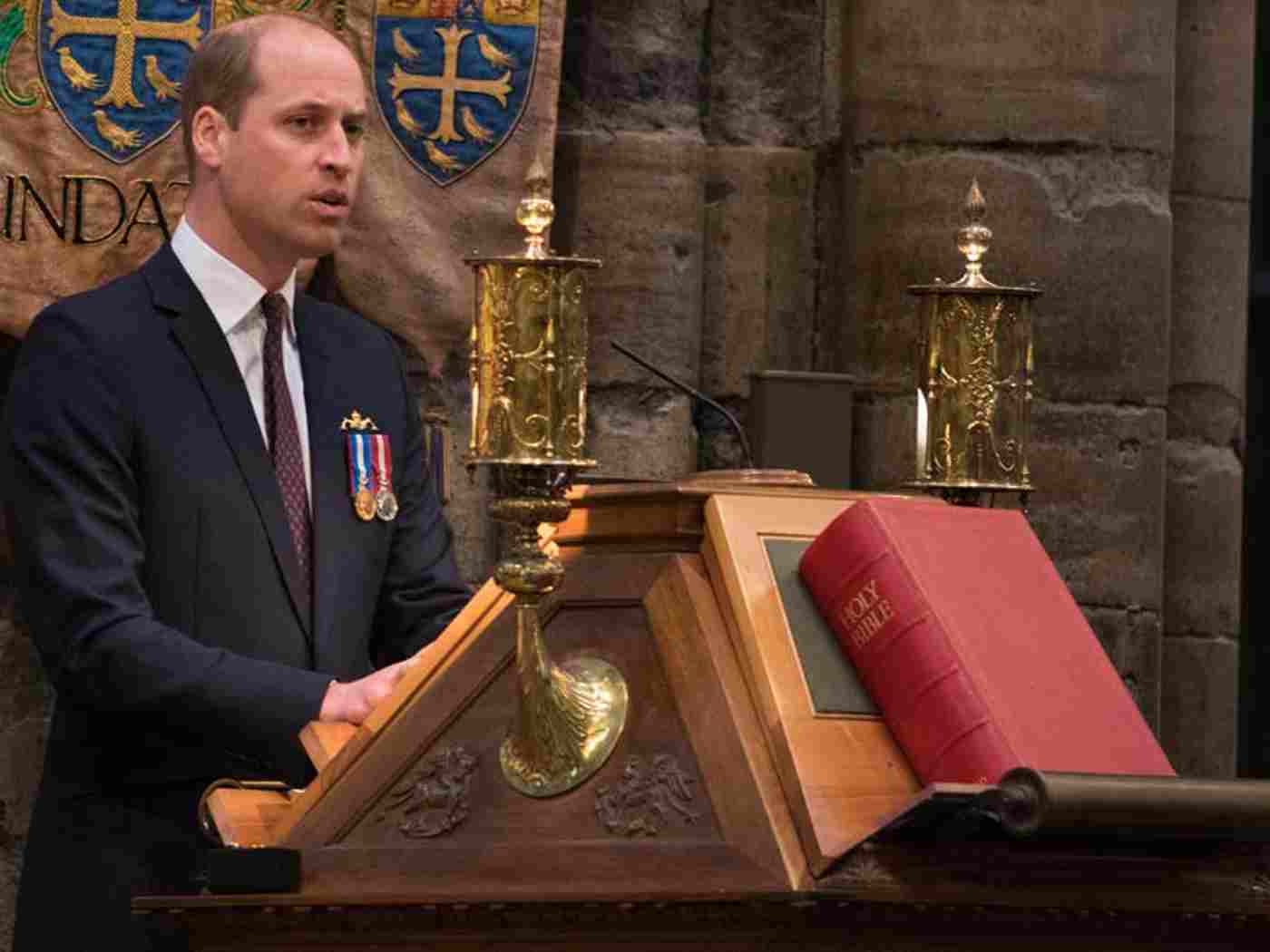 HRH The Duke of Cambridge reads Ephesians 2: 13–20