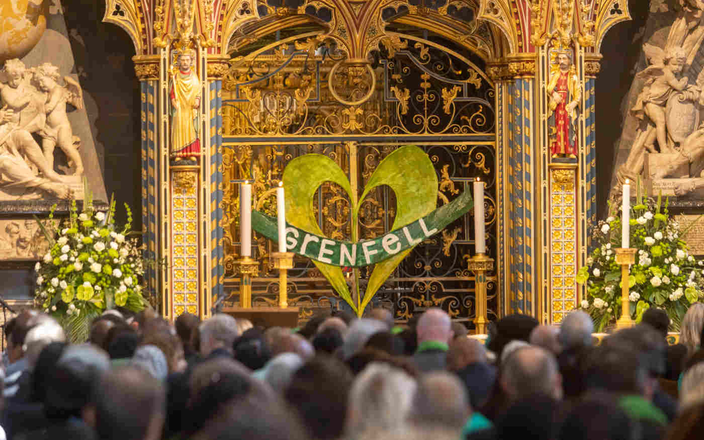 Abbey marks anniversary of Grenfell tragedy