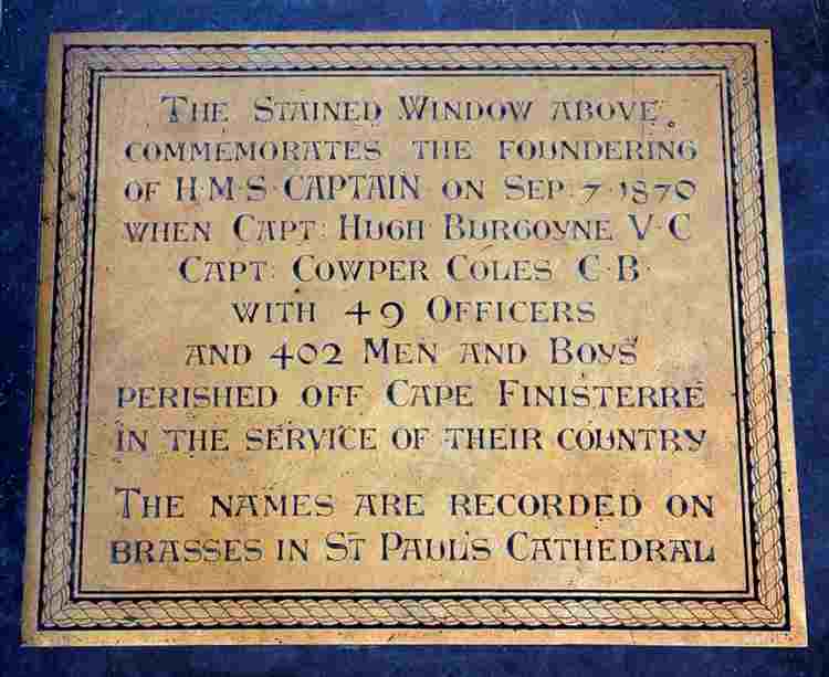 HMS Captain & Hugh Burgoyne