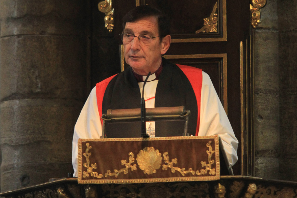 The Right Reverend Michael Doe, Preacher of Gray's Inn, gives The Sermon