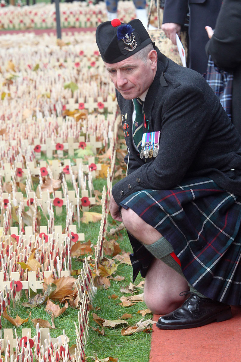 Guests at the Field of Remembrance