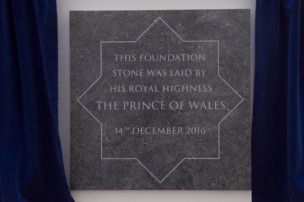 Prince Of Wales Unveils Foundation Stone For New Tower