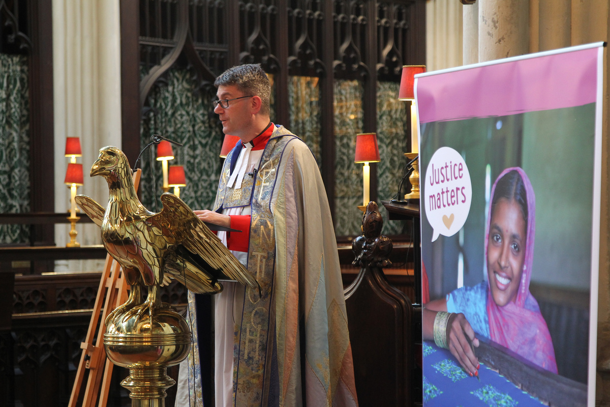 St Margaret's Church mark Traidcraft Justice Matters Campaign