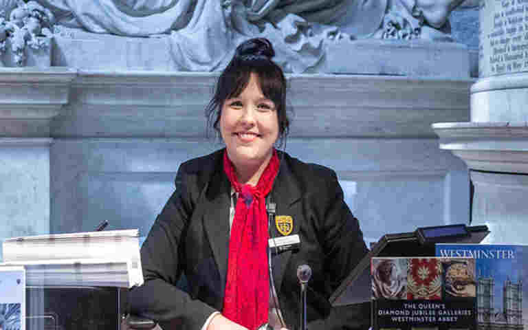 Photograph of Visitor Experience colleague representing the case study World of Work Day