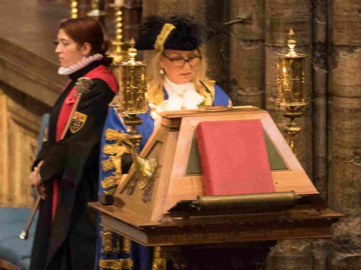 The Lord Mayor of Westminster, Councillor Lindsey Hall, reads Isaiah 65: 17, 19-22, 24-end