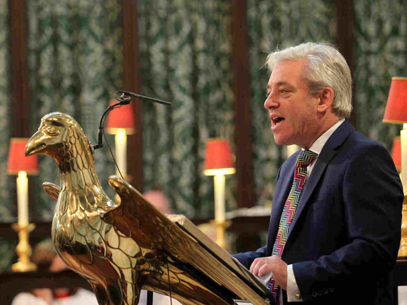 The Right Honourable John Bercow MP, Speaker of The House of Commons, reads Philippians 2: 1-11
