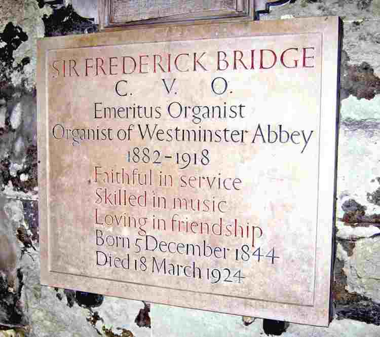 Sir Frederick Bridge