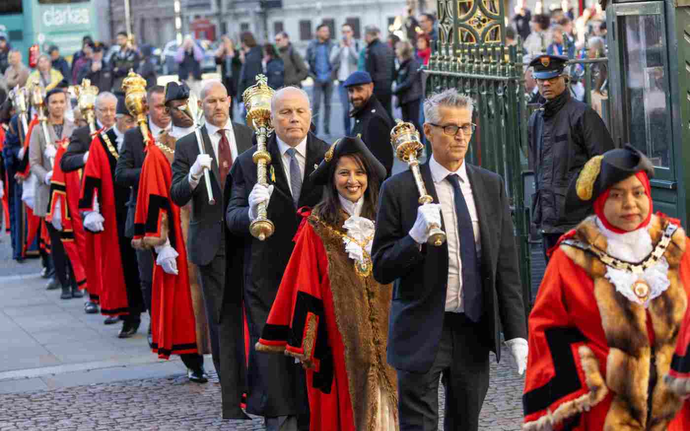 London Mayors attend Evensong at the Abbey