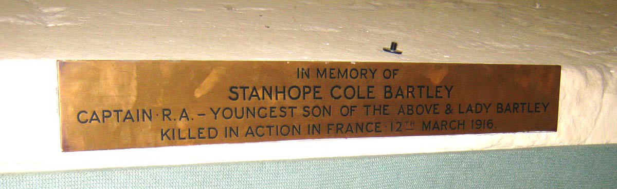 Sir George and Stanhope Bartley