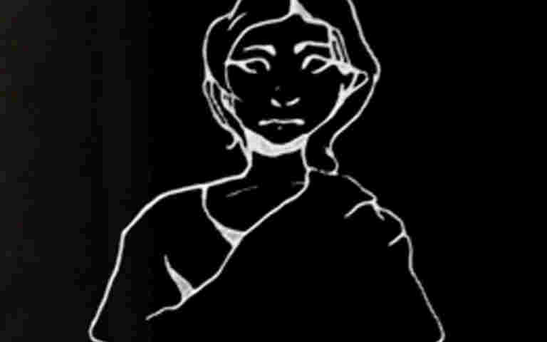 “My video is about the life of Esther John, one of the 20th Century Martyrs outside the Great West Door of the Abbey. I decided to draw her story, and speed up the frames.”