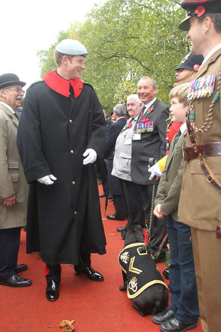 The Duke of Edinburgh and Prince Harry open 85th Field of Remembrance
