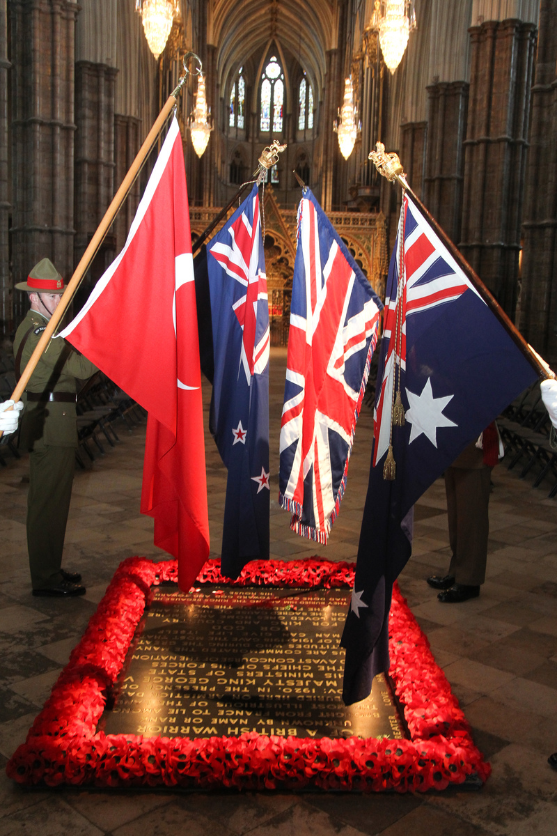Abbey marks Anzac Day
