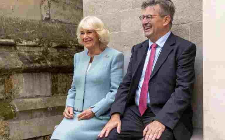 HM The Queen Visits Abbey's Sacristy project