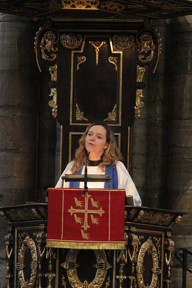 Canon Dr Paula Gooder, Theologian in Residence, The Bible Society, gave the Sermon