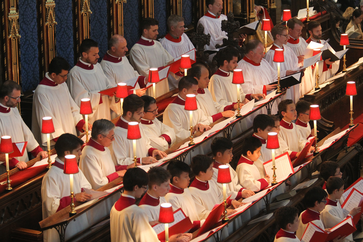 Sistine Chapel Choir sings at Westminster Abbey